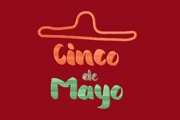 Cinco De Mayo Hat with Lettering