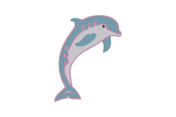 Cute Blue Dolphin