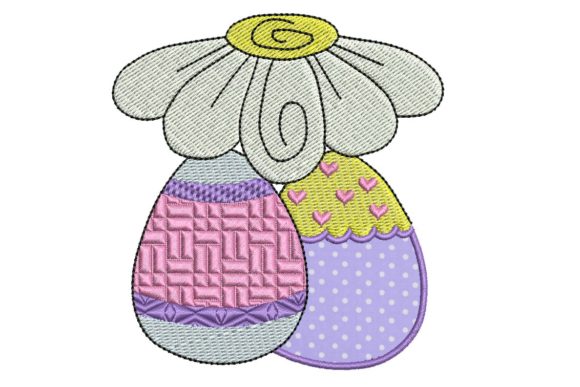 Easter Delight Eggs Applique 1