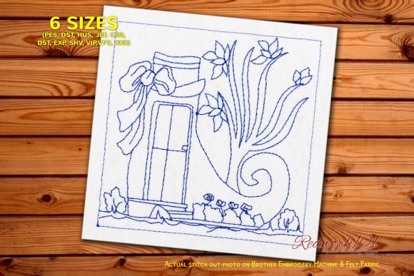 Fairytale Shoe House Bluework