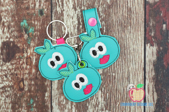 Funny Blueberry Fruits ITH KeyFob