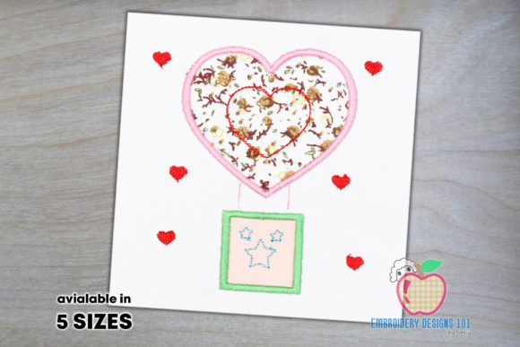 Heart Hot Air Balloon Design
