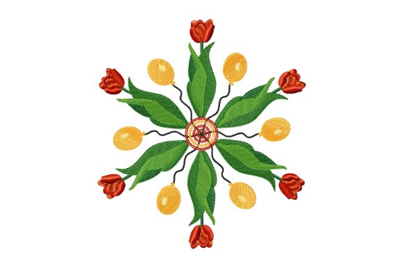 Kaleidoscope of Tulips and Balloons